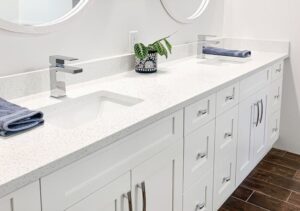 quartz bathroom countertops