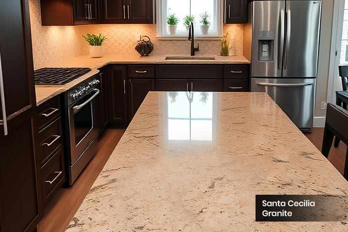 Santa Cecilia Granite Countertop